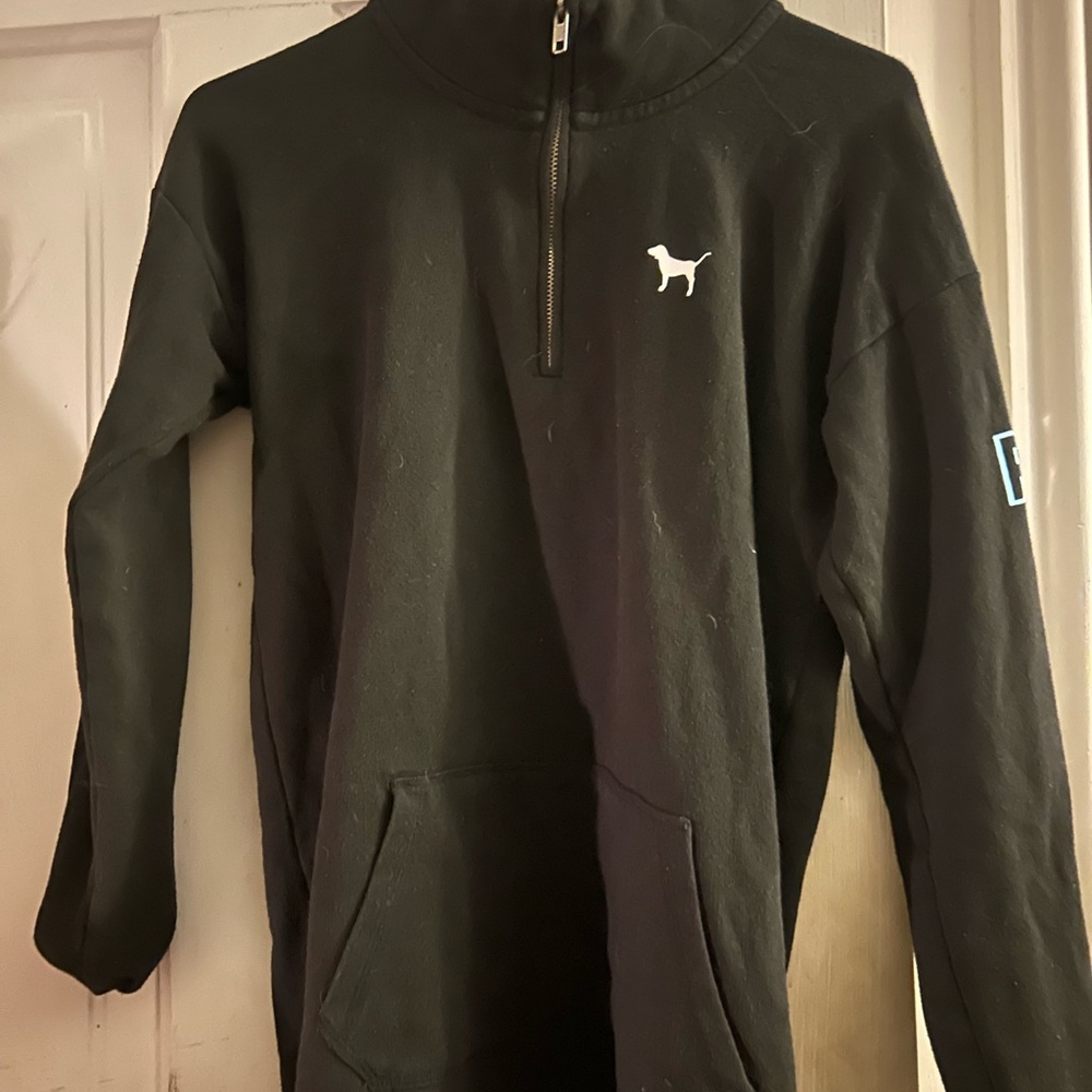 Victoria's Secret Black Zip-Up Jacket